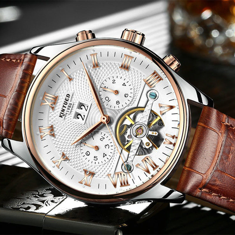KINYUED Men's Multifunctional Automatic Mechanical Watch