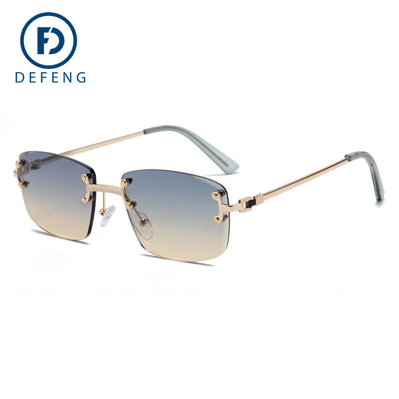 R&Z Trand - Rimless Gradient Sunglasses C1745