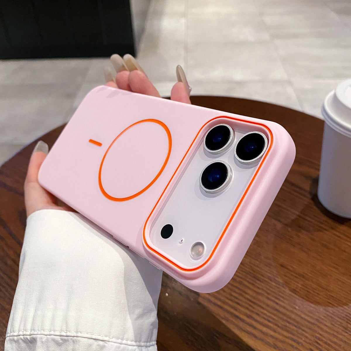 Luxury Magnetic Matte Soft Phone Case For iPhone 17 Pro Max Air 16E 15 14 13 12 11 17 Shockproof MagSafe Wireless Charging Cover