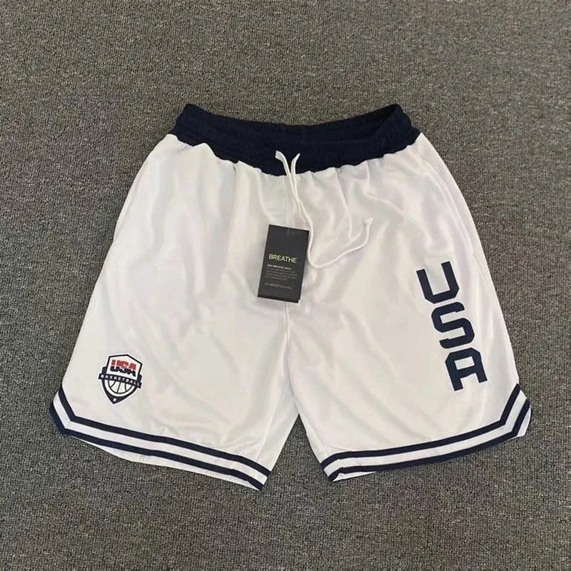 R&z - Basketball Running Shorts Men High Quality Social Elastic Waist