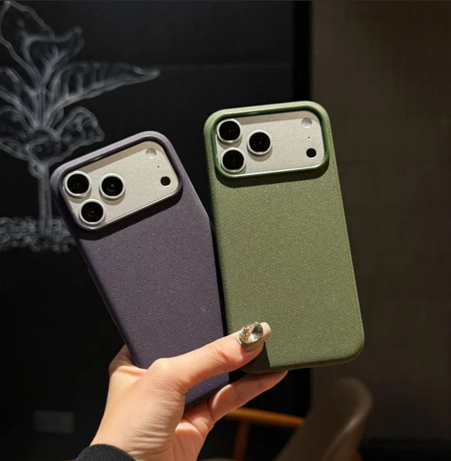 Luxury Tech Woven Magnetic Case for Iphone 17 Air 16 15 Plus 14 13 12 11 Pro Max TechWoven for Magsafe Wireless Charging Cover