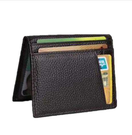 Slim Leather Credit Card Wallet