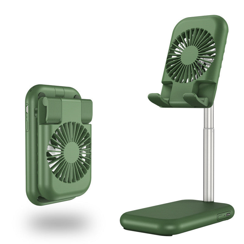 USB Mini Fan &amp; Adjustable Phone Stand