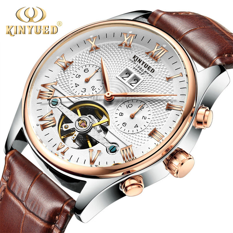 KINYUED Men's Multifunctional Automatic Mechanical Watch