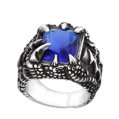 Dragon Claw Red Stone Ring