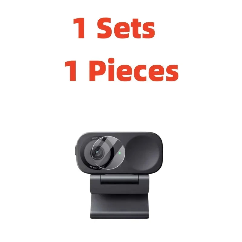 Anti - Shatterproof Hard Tempered Glass Screen + TPU Lens Protector For Insta360 Link 2 Link 2C