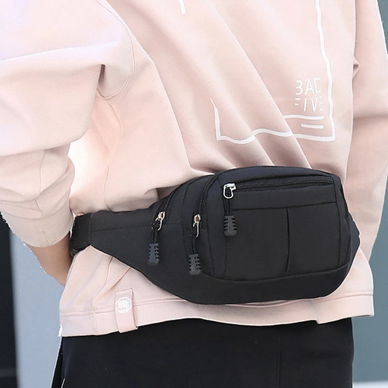 R&z -  Casual Canvas Waist Pack for Phones and Wallets