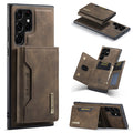 ZORSOME for Samsung Galaxy S23 Ultra Wallet Case 2 in 1 Detachable Leather Wallet Case for Samsung Galaxy S23 UltraMagnetic Wallet Protective Case with Stand + Card HolderCoffee