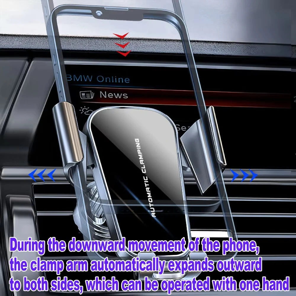 R&z - Holder Car Air Vent Clip Mount Mobile Cell Stand Smartphone GPS