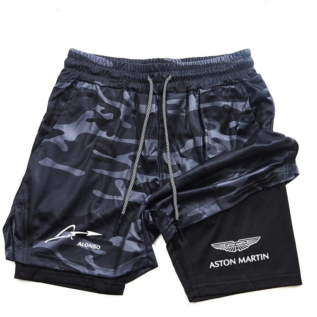 R&z - Aston Martin Logo Sport Shorts