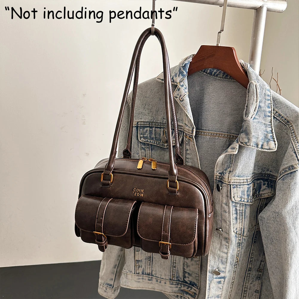 Women’s PU Leather Shoulder Bag Large Capacity
