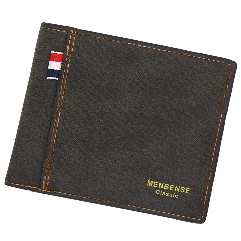 New Matte Men’s Wallet - Short & Multifunctional Design