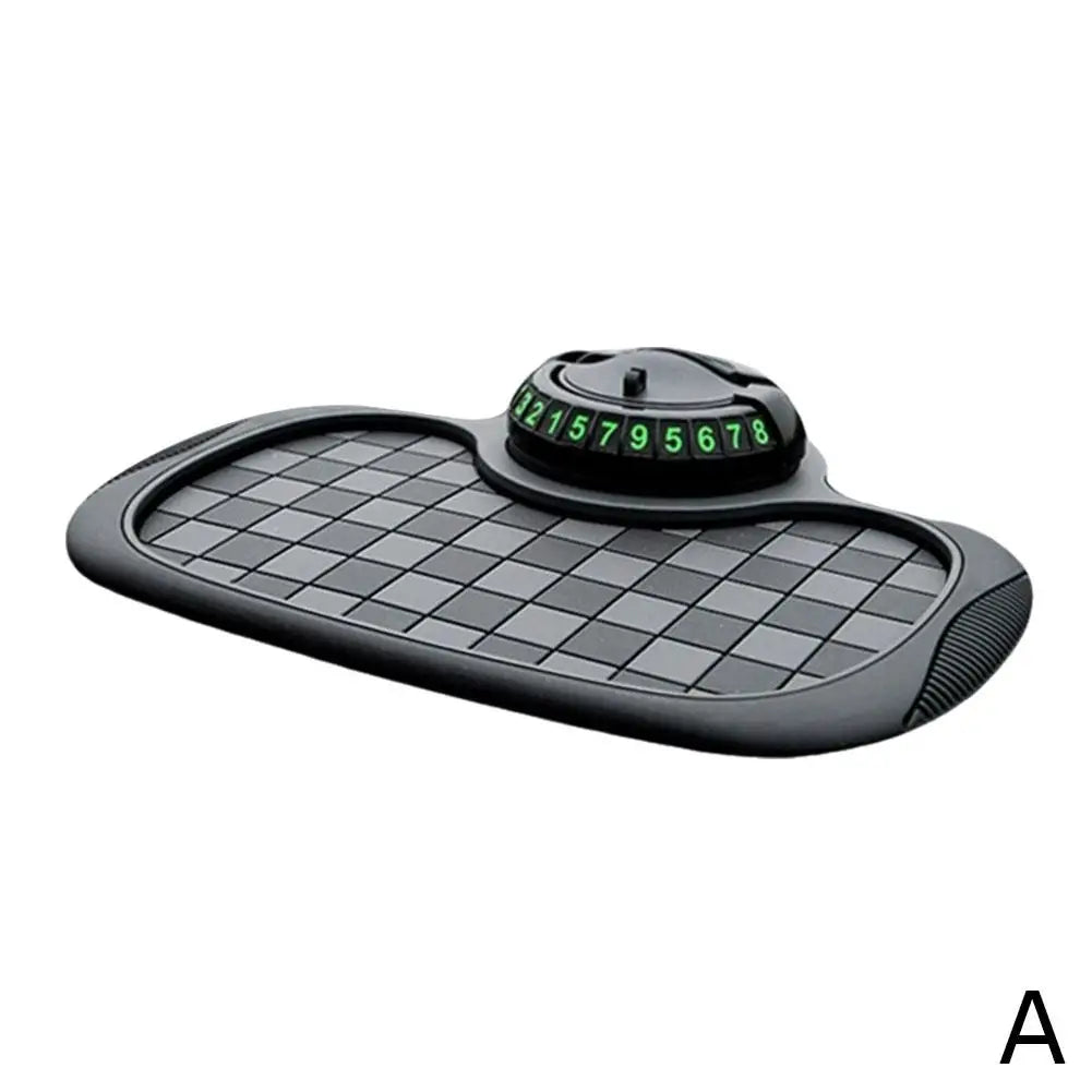R&z - Phone Holder With Hide Parking Number Plate Interior Accessories