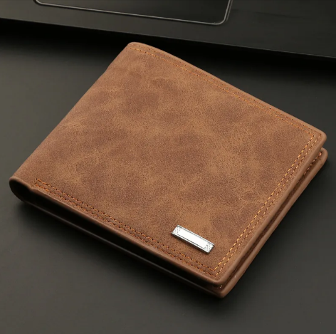 Men's PU Leather Short Wallet