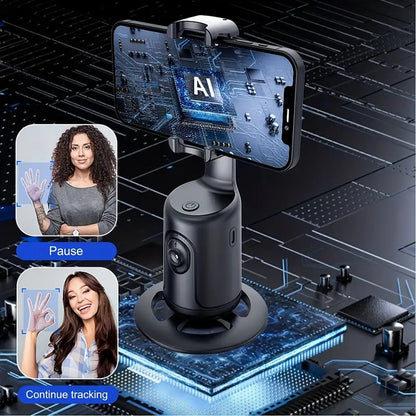 360° AI Face Tracking Phone Bracket Stabilizer