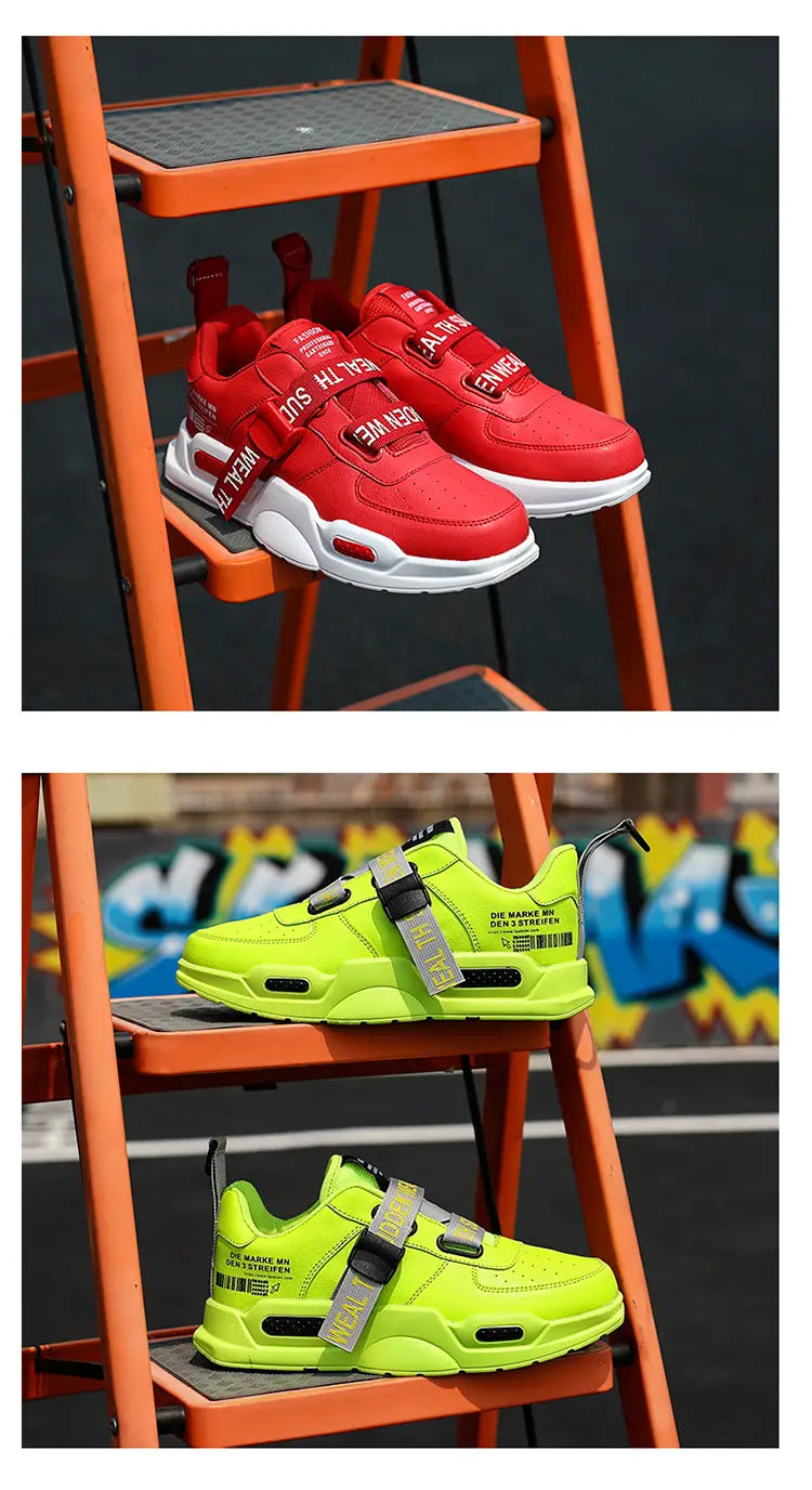 R&z - Sport Casual Shoes in Fluorescent Green