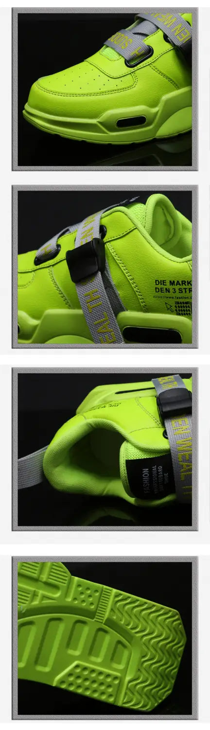 R&z - Sport Casual Shoes in Fluorescent Green