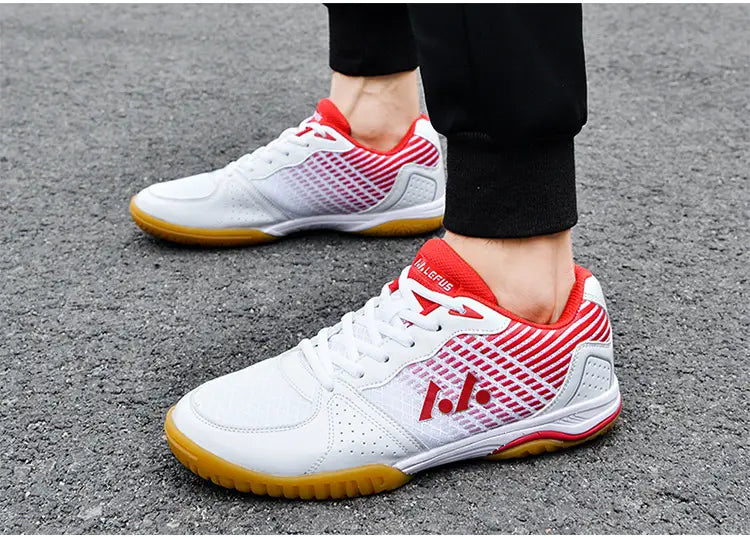 Table Tennis Shoes - White and Blue