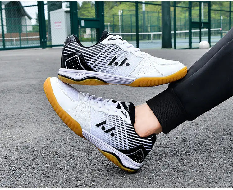 Table Tennis Shoes - White and Red