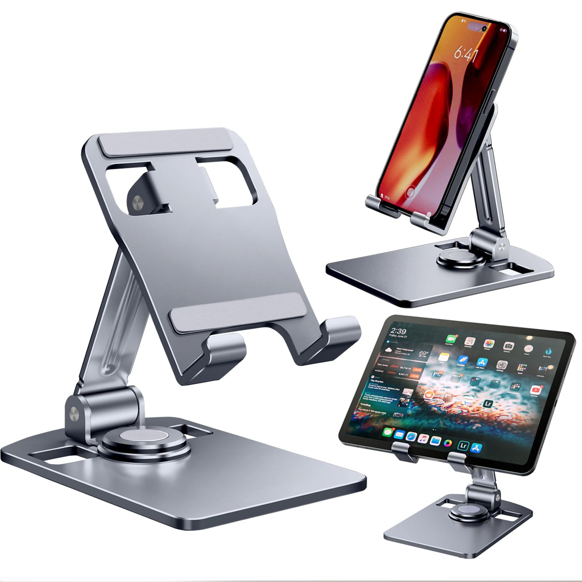 360° Aluminum Phone &amp; Tablet Stand