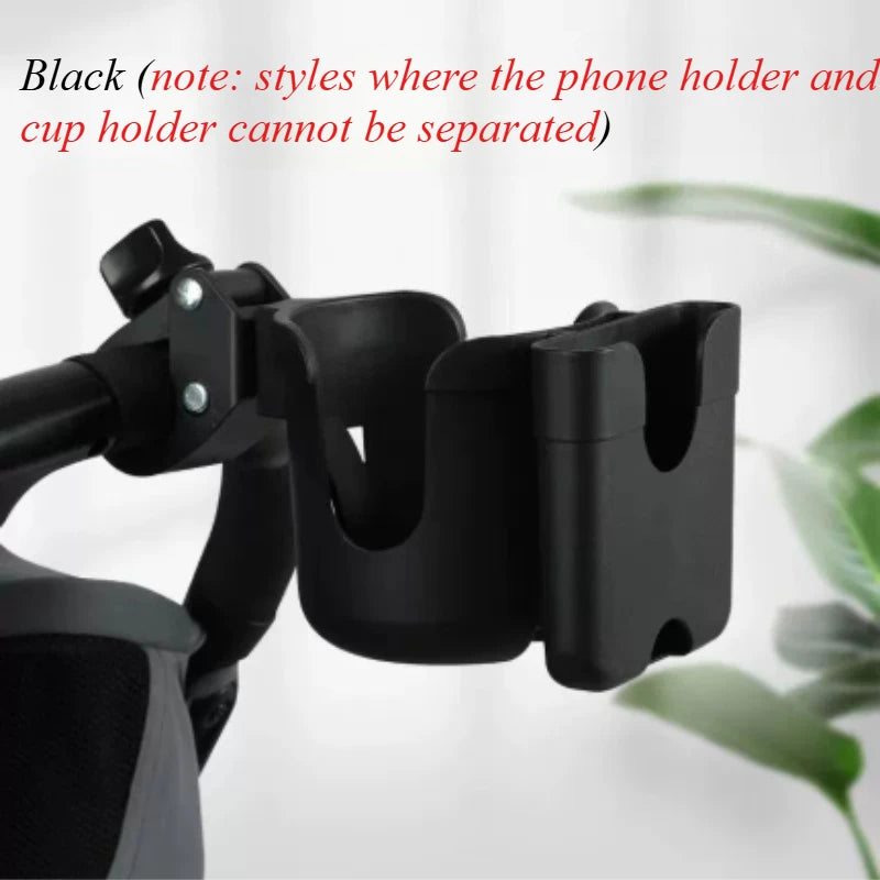 R&z - Water Cup Holder With Phone Holder, Universal Bottle Holder For Wheelchair stroller Accessories