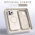 R&z - Case For iPhone 15 14 16 Plus 11 17 13 16 Pro Shockproof Silicone Cover Magsafe Wireless Charge Phone Accessories