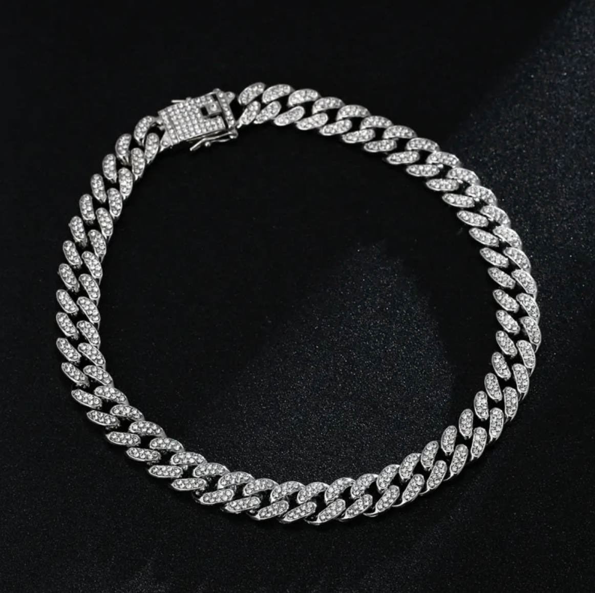 Full Diamond Inlaid Necklace - Trendy Statement Piece