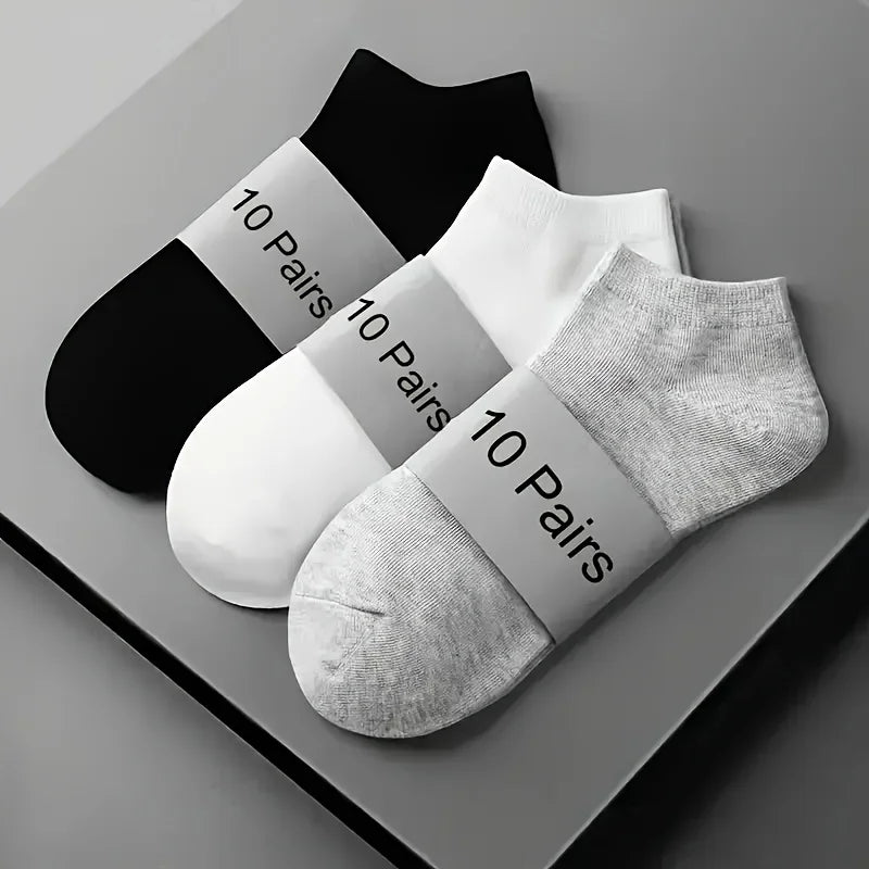 Comfort-Fit Unisex Ankle Socks - Breathable Lightweight Sports Socks for Men Women, Daily Wear & Outdoor Activities