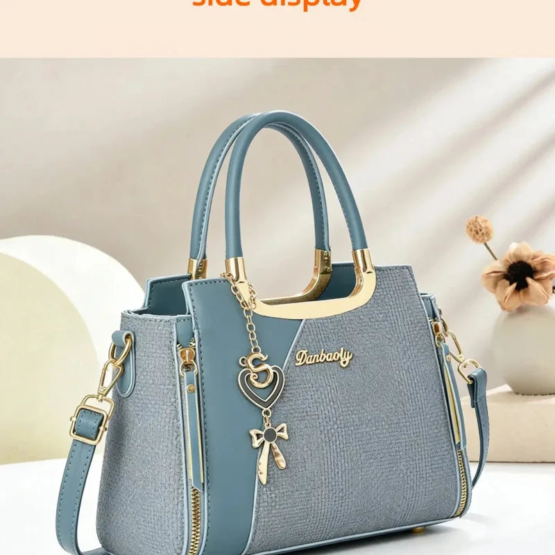 Elegant Women's Handbag Set, Multi-Color Messenger Bags, Casual PU Material, Perfect for All Seasons, Ideal Gift for Mothers Day