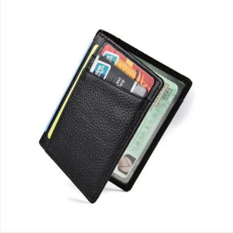 Slim Leather Credit Card Wallet