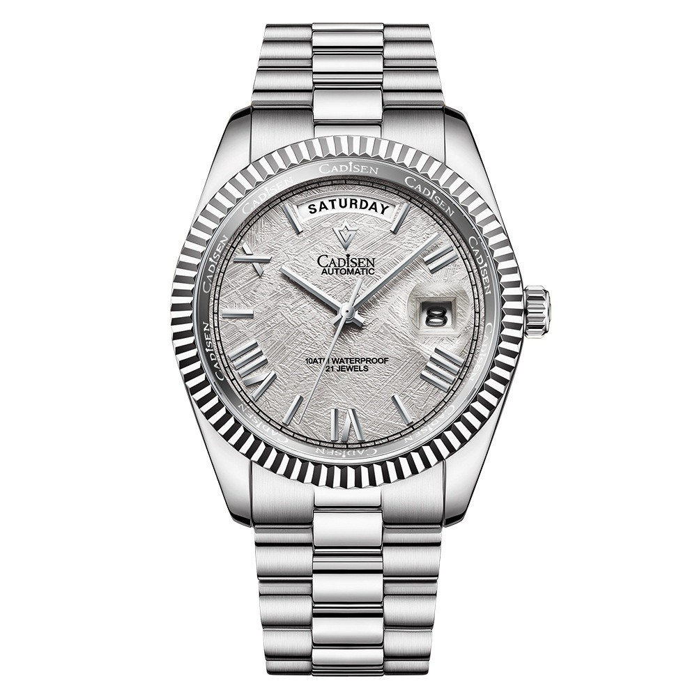 R&amp;Z Cadisen Automatic Men’s Luxury Watch – Silver