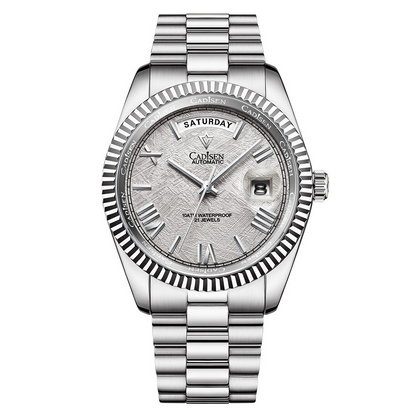 R&amp;Z Cadisen Automatic Men’s Luxury Watch – Silver