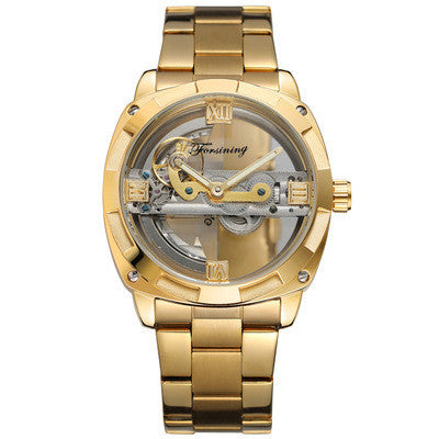 Forsining Men's Transparent Automatic Mechanical Watch