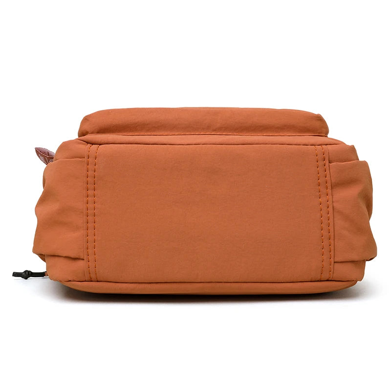 2025 New Jialongshi Fashionable and Versatile Women's Single Shoulder Bag, Casual and Simple Crossbody Bag, Waterproof Nylon Fab