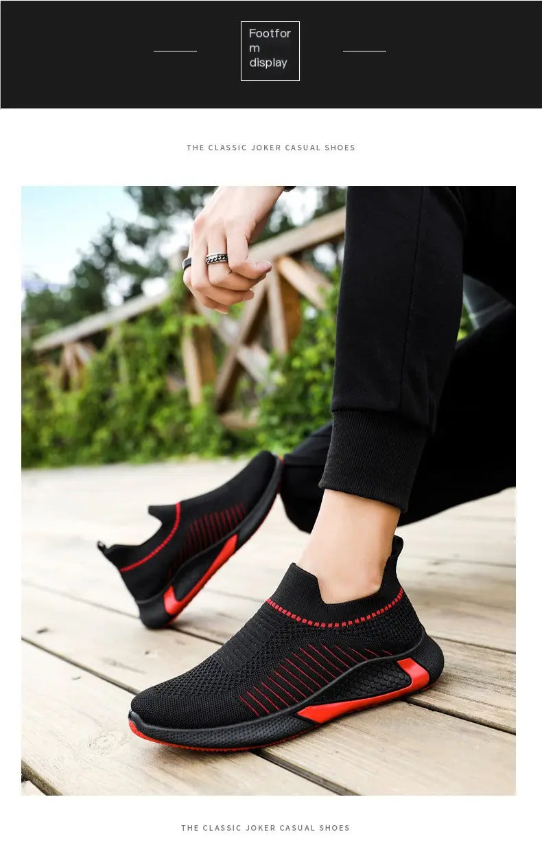 Flying Woven Sports Shoes Image 10