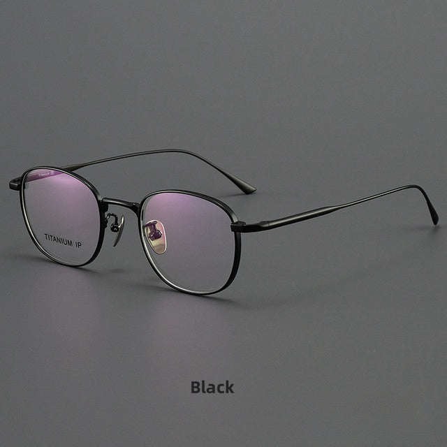 R&z - Round Pure Titanium Mens Glasses Frame