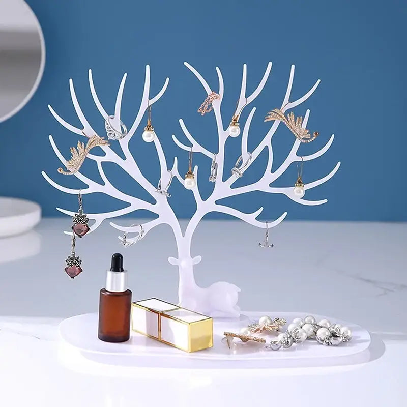 Antler Tree-shaped Jewelry Storage Rack Earrings Rings Bracelets Storage Rack Jewelry Display Rack Home Decoration