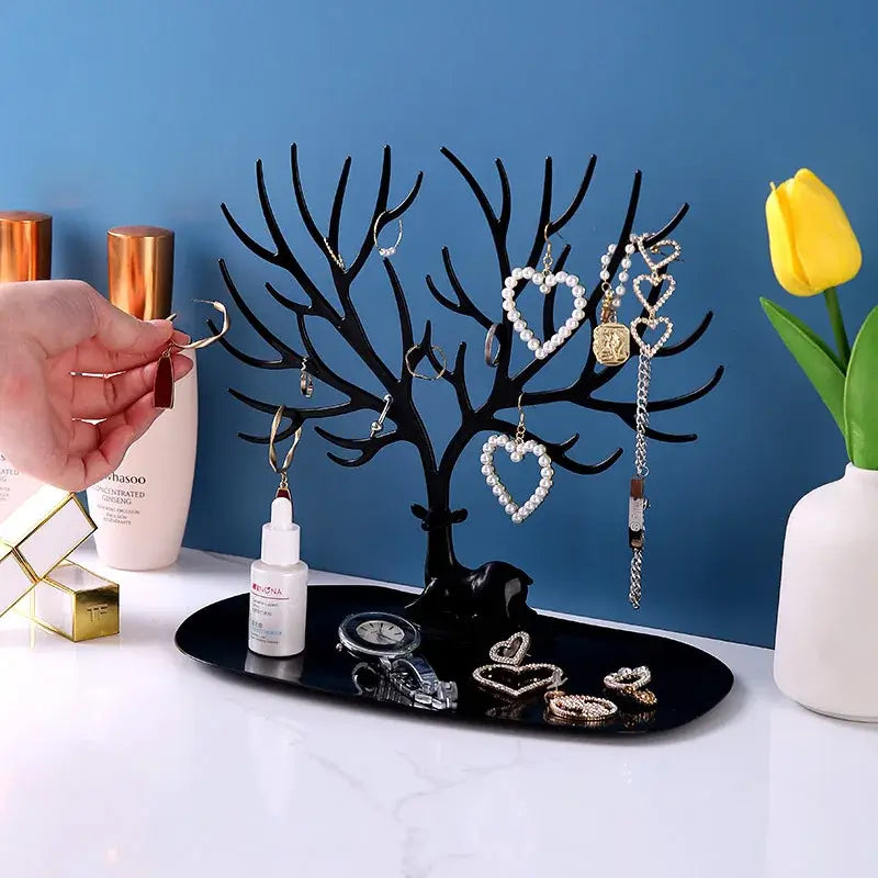 Antler Tree-shaped Jewelry Storage Rack Earrings Rings Bracelets Storage Rack Jewelry Display Rack Home Decoration Items