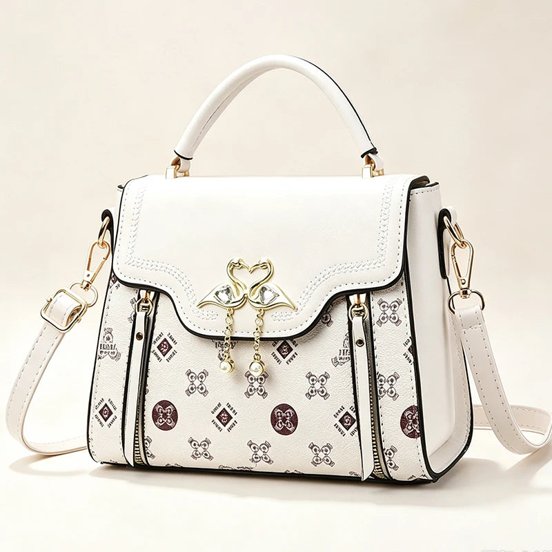 New Woman shoulder bag Large capacity Handbag for Women Crossbody bag Lychee pattern Portable bucket bag ladies messenger bag