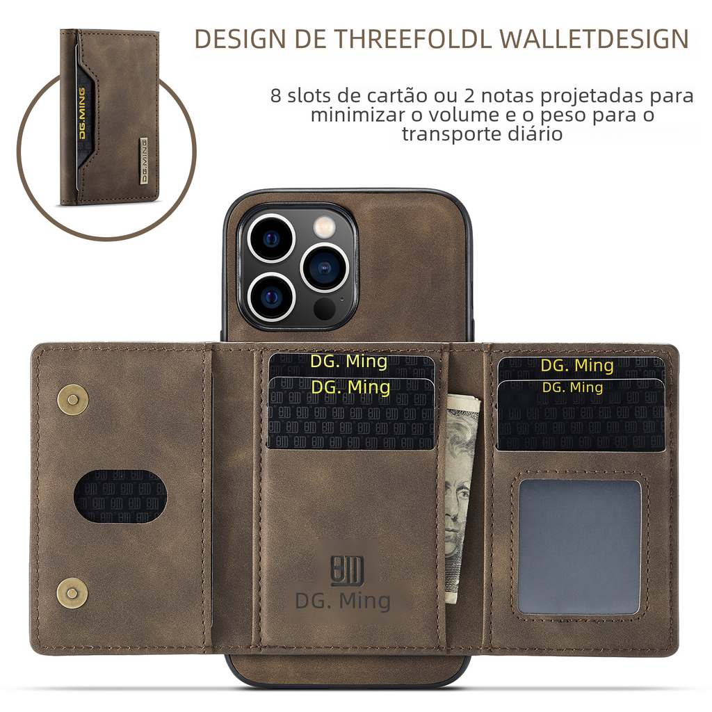 R&Z - M2 Magnetic Card Wallet Case for iPhone