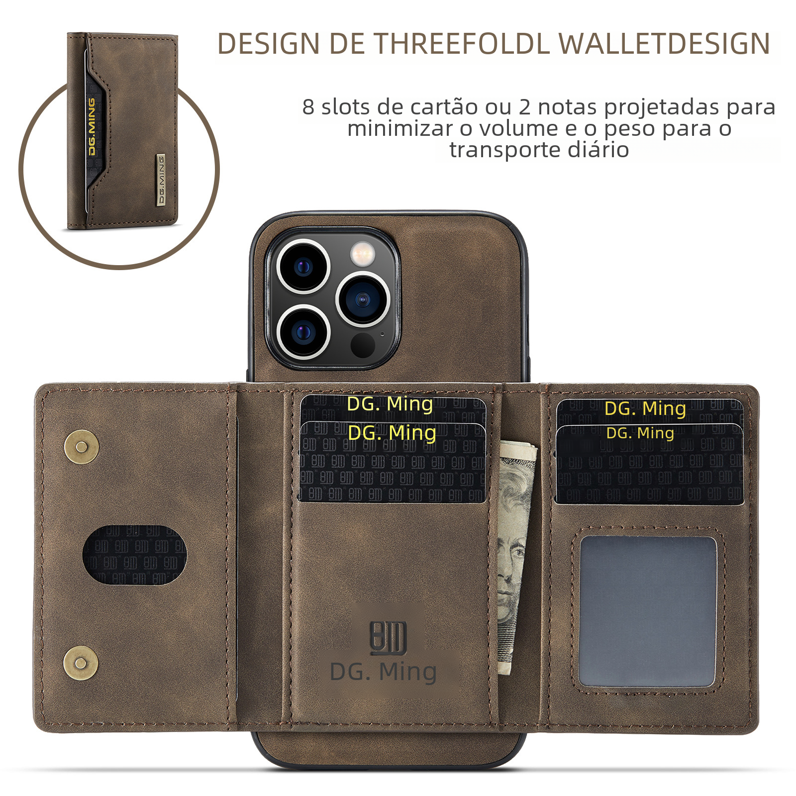 R&Z - M2 Magnetic Card Wallet Case for iPhone