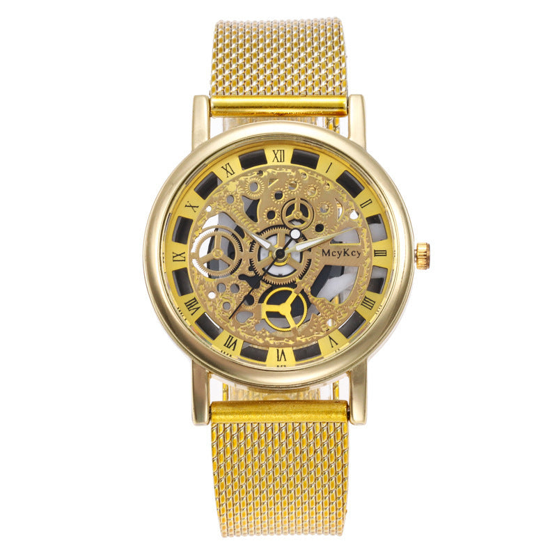 R&Z - Men's Hollow Mechanical Watch with Steel Band
