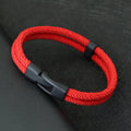 New Fashion Men Bracelet Thread Double Layer Detachable Matching Stackable Braslet Leisure Accessories Hombre Erkek Bileklik
