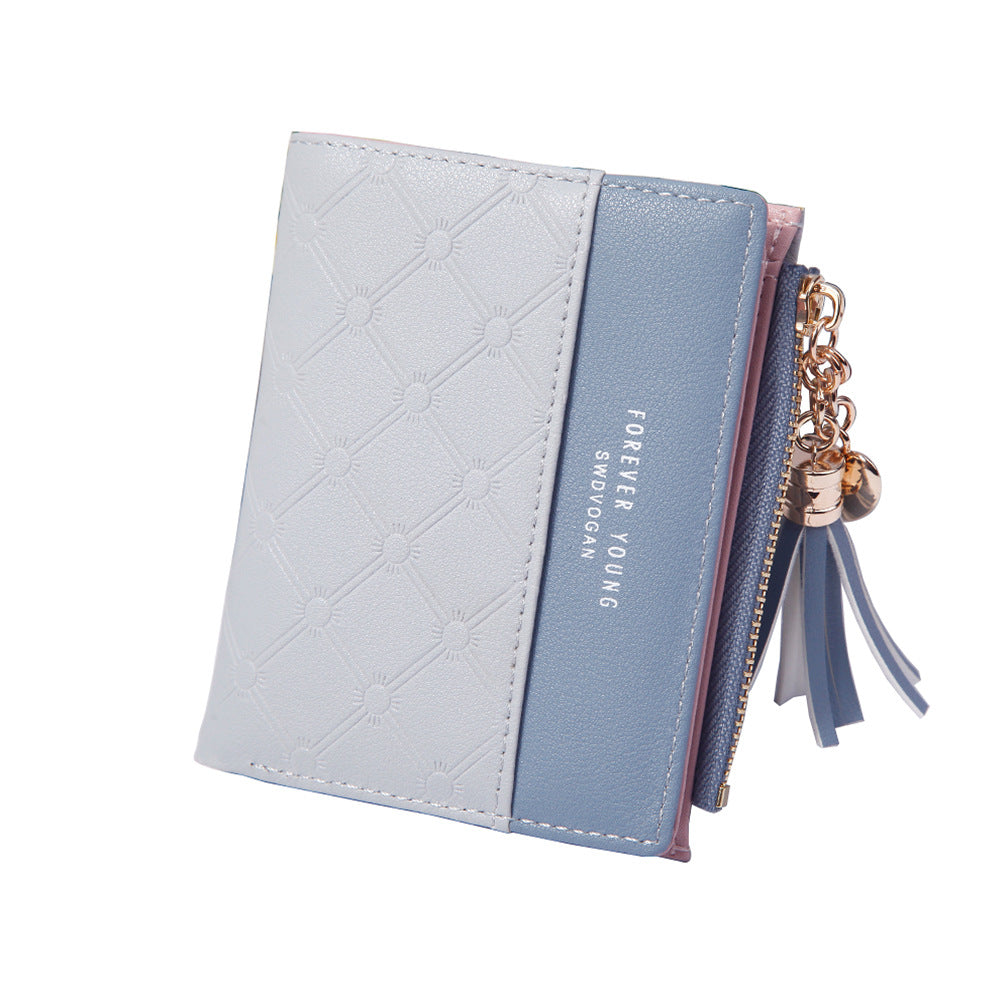Fashionable Japanese & Korean Small Buckle Wallet for Women