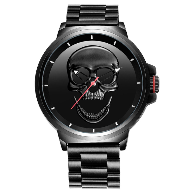 R&z - Skull Watch with Sport Steel Strap