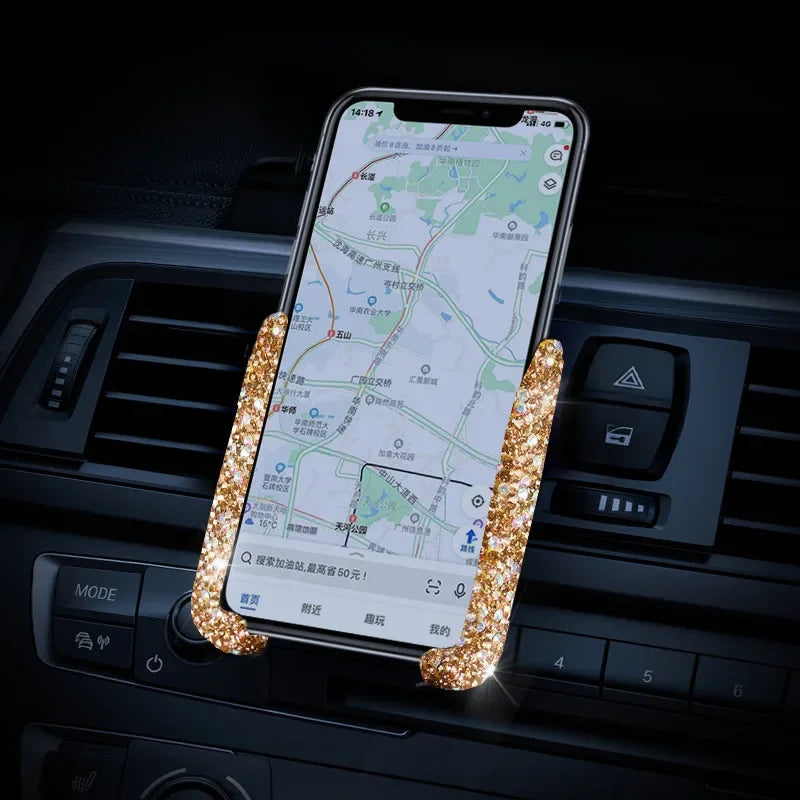 R&z - Phone Holder Women Diamond Crystal