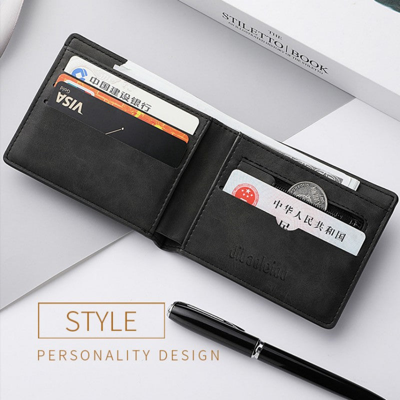 Men's Bifold PU Leather Wallet
