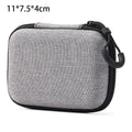 R&z - Bag Pouch Carrying Bag Zipper Earphone Case For Airpod Earphone/Phone/Charging Cable - 11x7.5x4cm