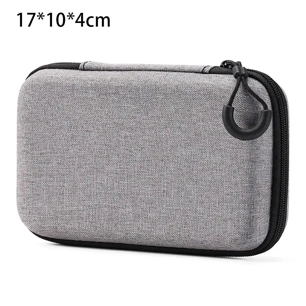 R&z - Bag Pouch Carrying Bag Zipper Earphone Case For Airpod Earphone/Phone/Charging Cable
