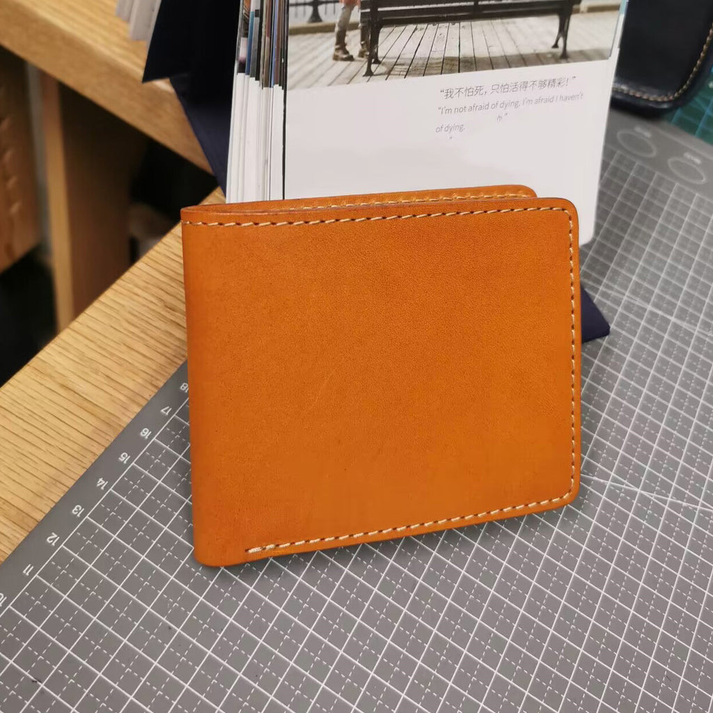 Men's Fashionable Leather Short Wallet
